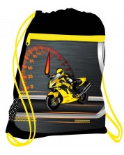 Торба за спорт Belmil - Super Speed Yellow, с голямо отделение и джоб с цип